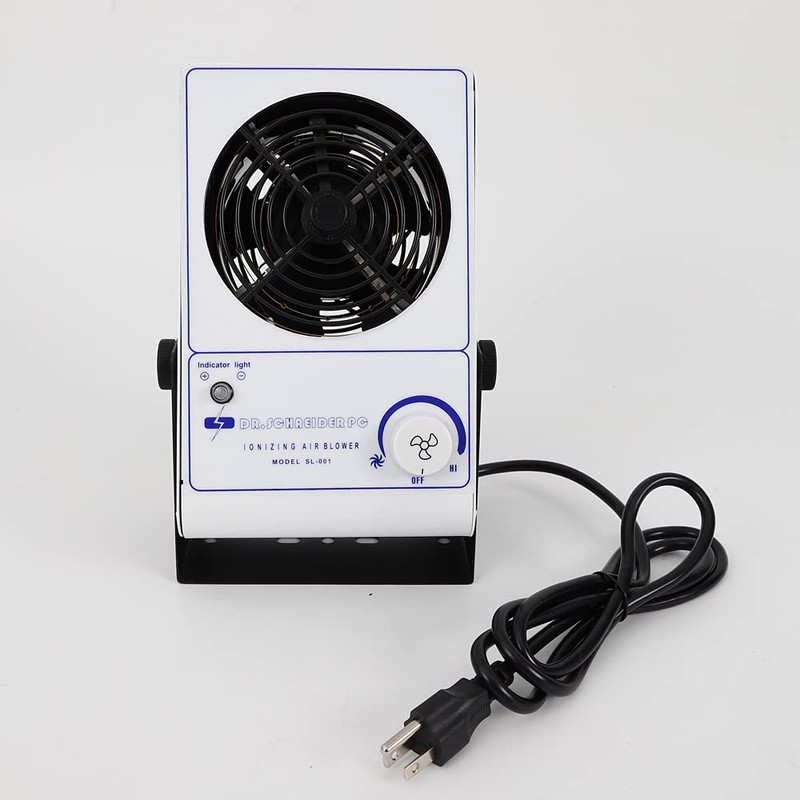 110V Ionizing Air Blower Fan Anti-Static Ion Blower Static Eliminator