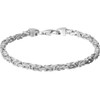 Filango Jewellery - 925 Sterling Silver Byzantine Bracelet with Lobster
