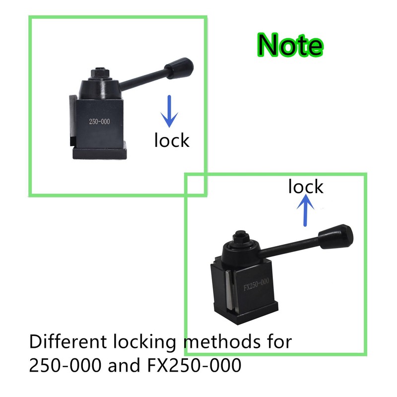 OXA Tool Post Set 250-000 Wedge Type Quick Change Tool