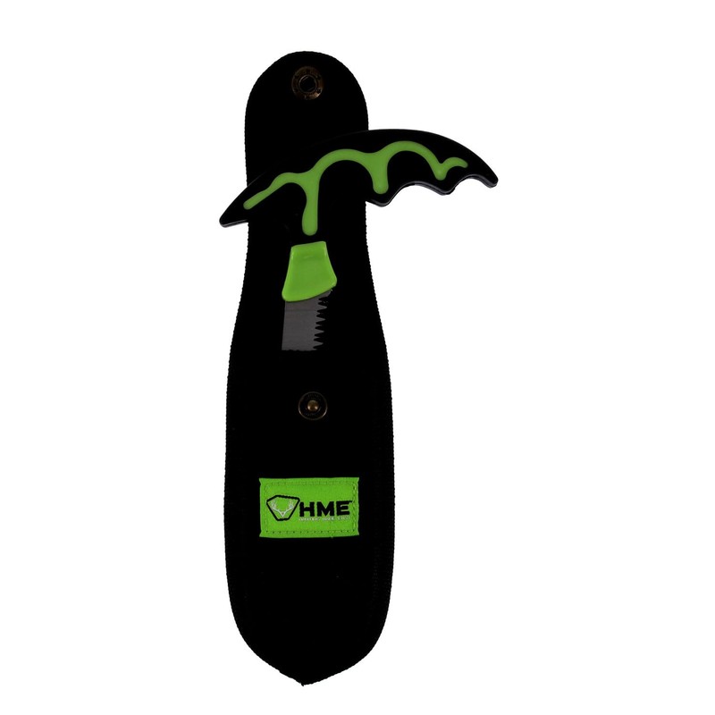 HME Hunting Compact Fixed Stainless Steel Bone Saw with Scabbard