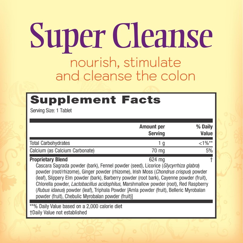 Super Cleanse by Nature's Secret | Herbal and Probiotic Support,