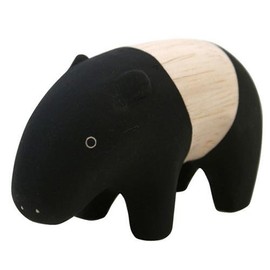 polepole Wooden animal Malayan Tapir