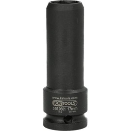 KS Tools 515.0601 1/2-Inch Special Impact Socket for Screwed Track Plates, 17 mm