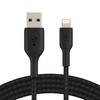 Belkin Belkin BoostCharge Braided Lightning Cable - 6.6ft/2M - MFi