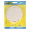 Seachoice White Pry-Up Deck Plate, Watertight, Up to 10-5/8 in.