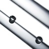 LINLAN 17mm Glass Lily Pipe, Inflow and Outflow, Fits 16/22mm