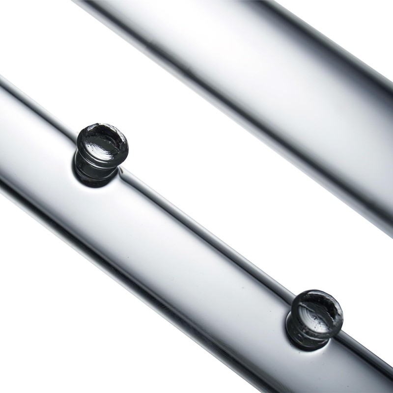 LINLAN 17mm Glass Lily Pipe, Inflow and Outflow, Fits 16/22mm