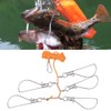 Fishing Stringer, Stainless Steel Heavy Duty Fishing Catch Stringer with