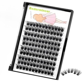 120 racimos/caja de racimos anchos con efecto 3D, pestañas adheridas con pegamento, extensiones de pestañas individuales, manojos de pestañas, pestañas postizas, extensiones de pestañas para el