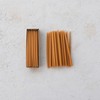Creative Co-Op 24-Piece Unscented Thin Taper Candles in Box, Camel