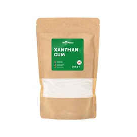 RheinNatur Xanthan Gum Powder 500 g - Natural Binder - Stabiliser for Ice Cream, Soups, Sauces - Xanthan Gum Thickener - Tasteless & Vegan
