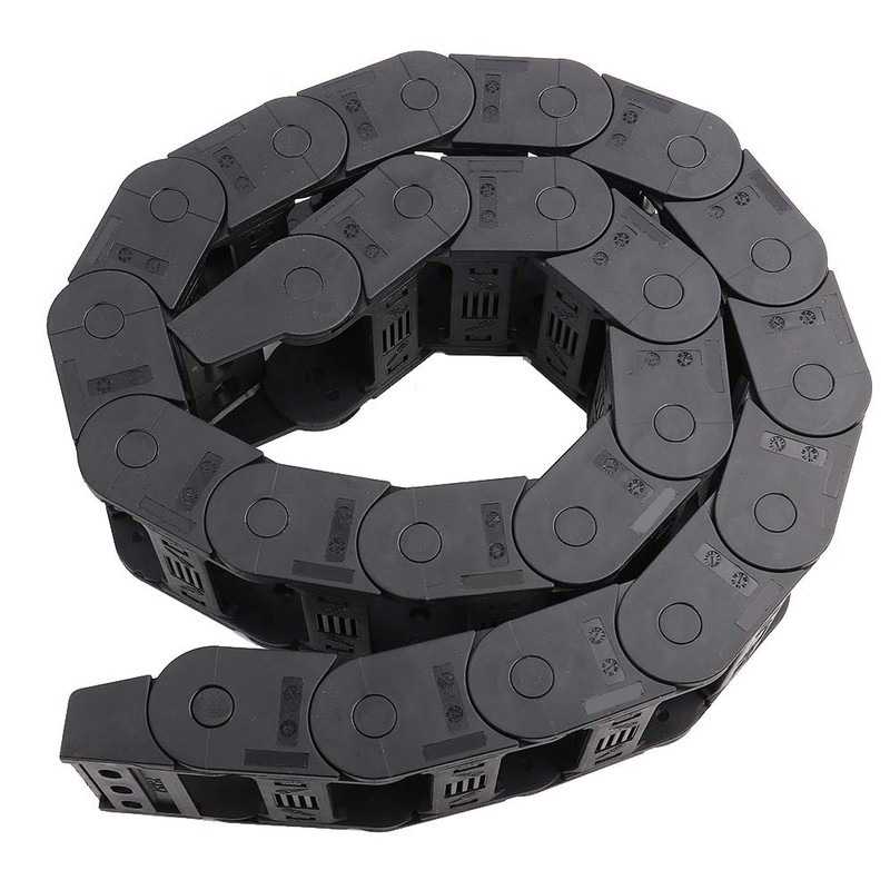 R55 25mm x 57mm Black Plastic Cable Wire Carrier Drag