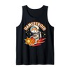 Cute Hamster Asteroid Pun Science Space Hamsteroid Tank Top