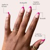 Glamnetic Press On Nails - Raspberry Sorbet | Semi-Transparent Dark