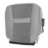 NLQR Cloth Gray Front Driver Side Bottom Replacement Seat Covers
