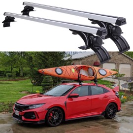 KEEPDSGN For Honda Civic Sedan Hatchback 48" Car Top Roof Rack Cross Bar Luggage Carrier