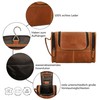 Gusti Chester Leather Toiletry Bag Wash Bag, brown, Wash bag