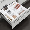 Bxngjuj Bamboo Drawer Organizer Set, 8 PCS Multi-Use Wood Drawer
