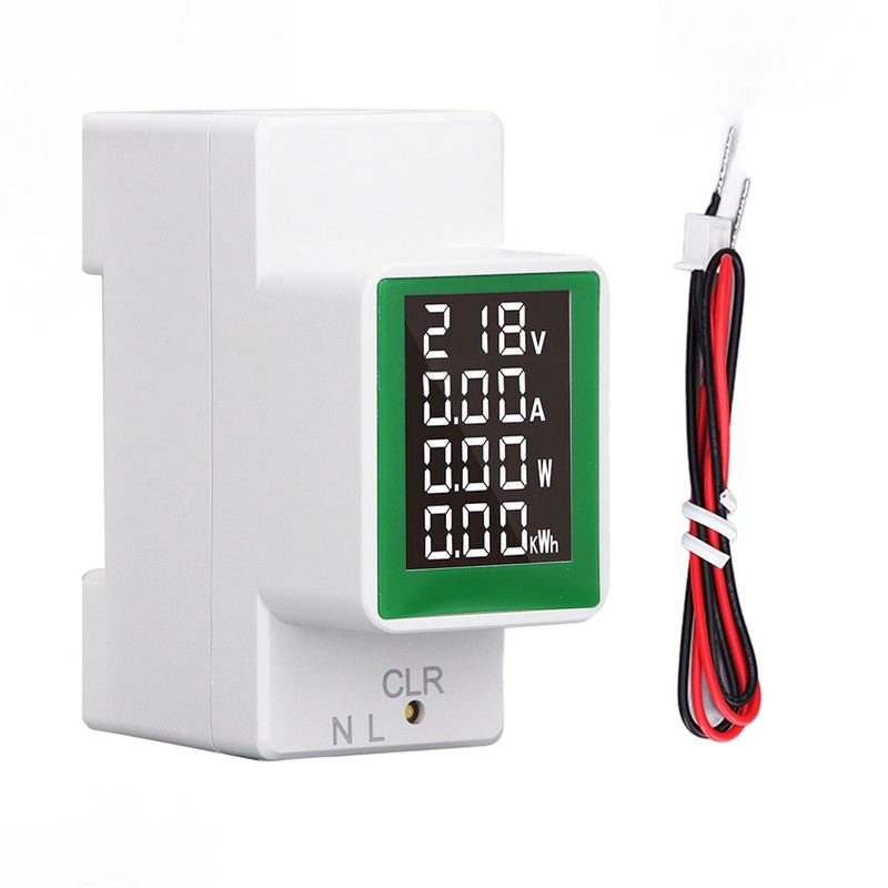 Digital Energy Meter Single Phase Tester Electricity Usage Monitor AC