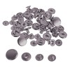 Trimming Shop 10mm S Spring Press Studs 4 Part, Durable