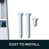 SUMMIT DOORWARE Heavy Duty Spring Loaded Step Down Door Stopper