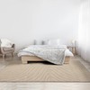 LUXE WEAVERS Modern Geometric Wave Beige 2x3 Area Rug
