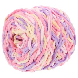 IWOWHERO 1Roll Household Crochet Yarn Supple Worsted Weight Yarn for Easy Crocheting for Scarves Pillows and Blankets Comfortable and Breathable Crafting Material