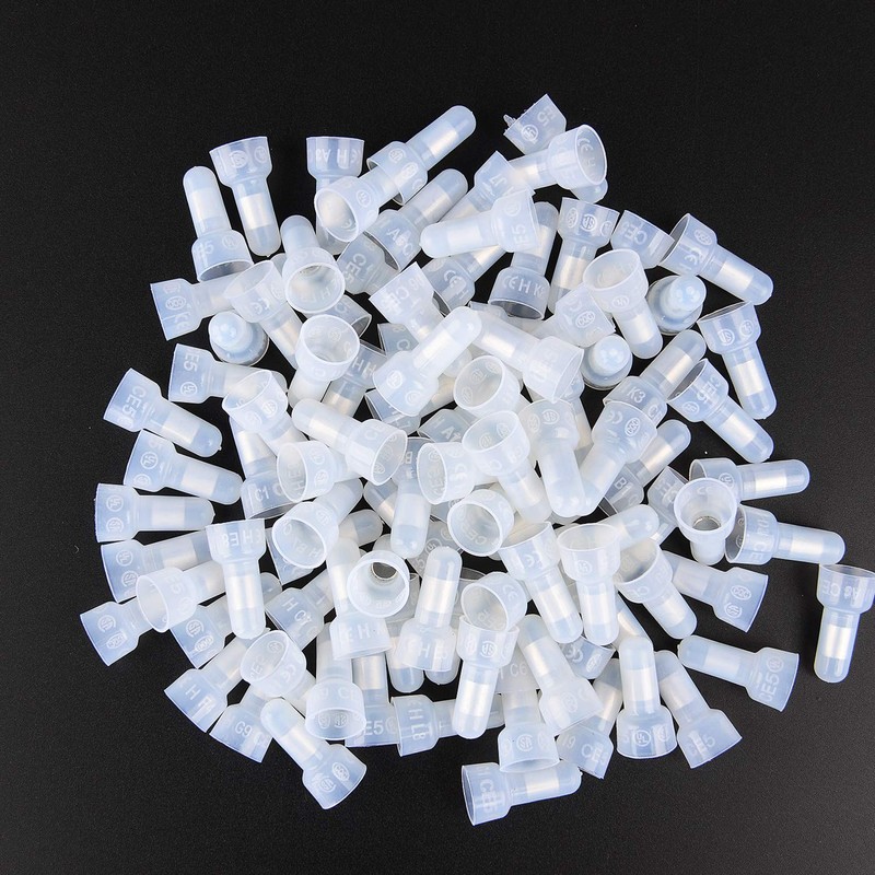 Nilight - 50036R Closed End Crimp Terminal 300 pcs 22-16/16-14/12-10
