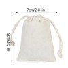 gobyhumm 50 Pieces Muslin Bags Cotton Drawstring Bags Sachet Bag
