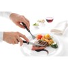 HENDI Steakmesser Set, 6-teilig, Klinge mit Wellenschliff, extra scharfe Klinge,