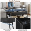 Memobarco Lift Top Coffee Table with Storage Shelf and Hidden