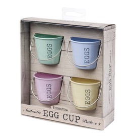 Egg Cup Pails Pastel Shades 4Pcs