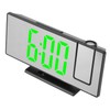 Projection Digital Alarm Clock USB Charging Automatic Dimming LED Mirror