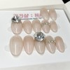 Nude Classic Handmade Nail Tips - Stelletto / 누드 클래식