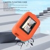 Sports Camera Floating Case Orange High Visibility Floating Protective Shell