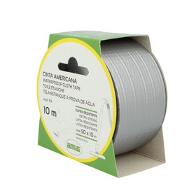 Amig - Grey American Tape Mod. 516 Extra Strong Waterproof for Indoor and Outdoor Use, Perfect for DIY and Repairing Measures 10m x 50mm