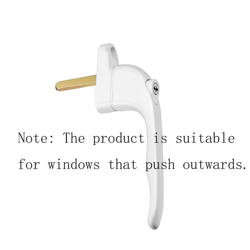 Window Handle, Lokatall Replacement Window Handle with Key, Universal Glazing
