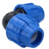 25 x 25mm MDPE Elbow 90 Degree Compression Coupling Fitting