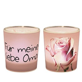 Windlicht 'Für meine liebe Oma'
