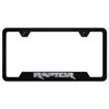 Au-Tomotive Gold, INC. Ford Raptor Black Stainless Steel License Plate Frame