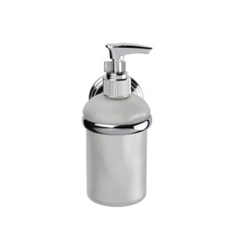 Croydex Westminster Wall Mounted Soap Dispenser with Zinc Alloy Construction, Chrome
