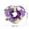 Artificial Heart Shaped Wreaths Wedding Wreaths Fake Flowers Decoration for