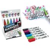 ArtSkills Metallic Markers with Color Outline, Permanent Metallic Outline Shimmer