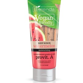 Bielenda Vegan Friendly - Peels Very Effectively, Gently Exfoliate Rough, Thickened Dead Skin, Cleanse, Restore Its Smoothness And Softness - Vegan Friendly Watermelon Body Scrub - 200 g