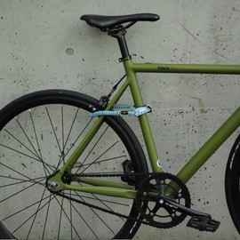 CROPS Bike Lock Cable, Q-BIRO 6ft I.Blue, Anti-Theft 3-Digit Resettable Shape Memory Combination Cable Lock with BIROTATION Technology