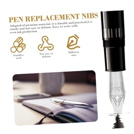 TEHAUX 60pcs Calligraphy Pen Nibs Art Writing Drawing Replacement Nibs Various for Students Beginners for Gothic English Calligraphy