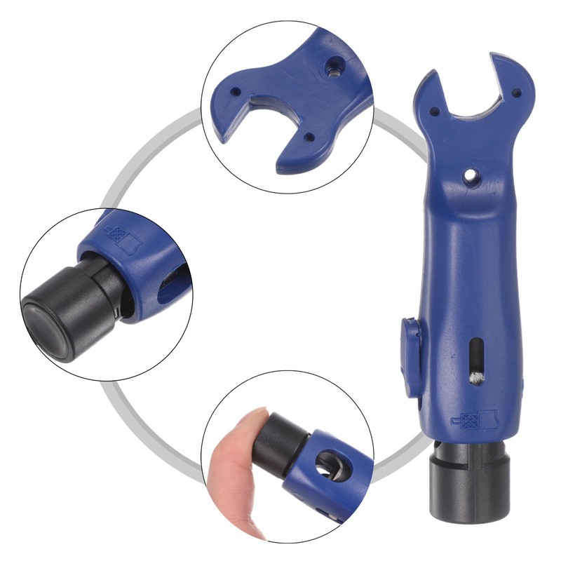 sourcing map Coaxial Cable Stripper, Multifunctional Pen-Style Stripping Hand Tool