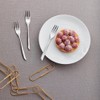 Sambonet Rosenthal Leaf Pastry Forks Set of 6 – Stainless