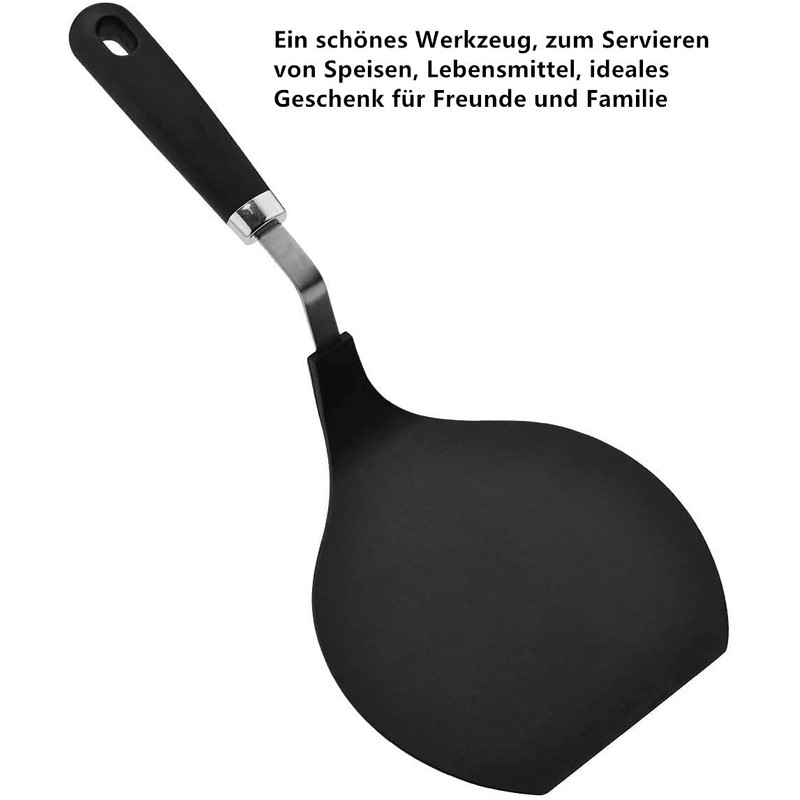 Voarge Pizza Turner Lifter Heat-Resistant Pancake Spatula with Functional Part