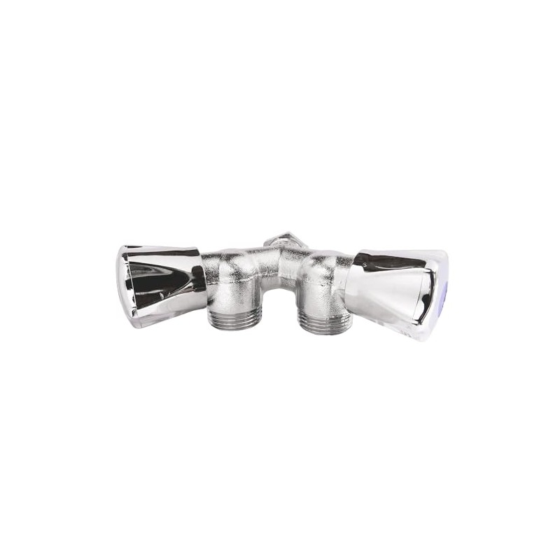 SOMATHERM FOR YOU Double Y-Shaped Tap Chrome - 15/21 Inlet,